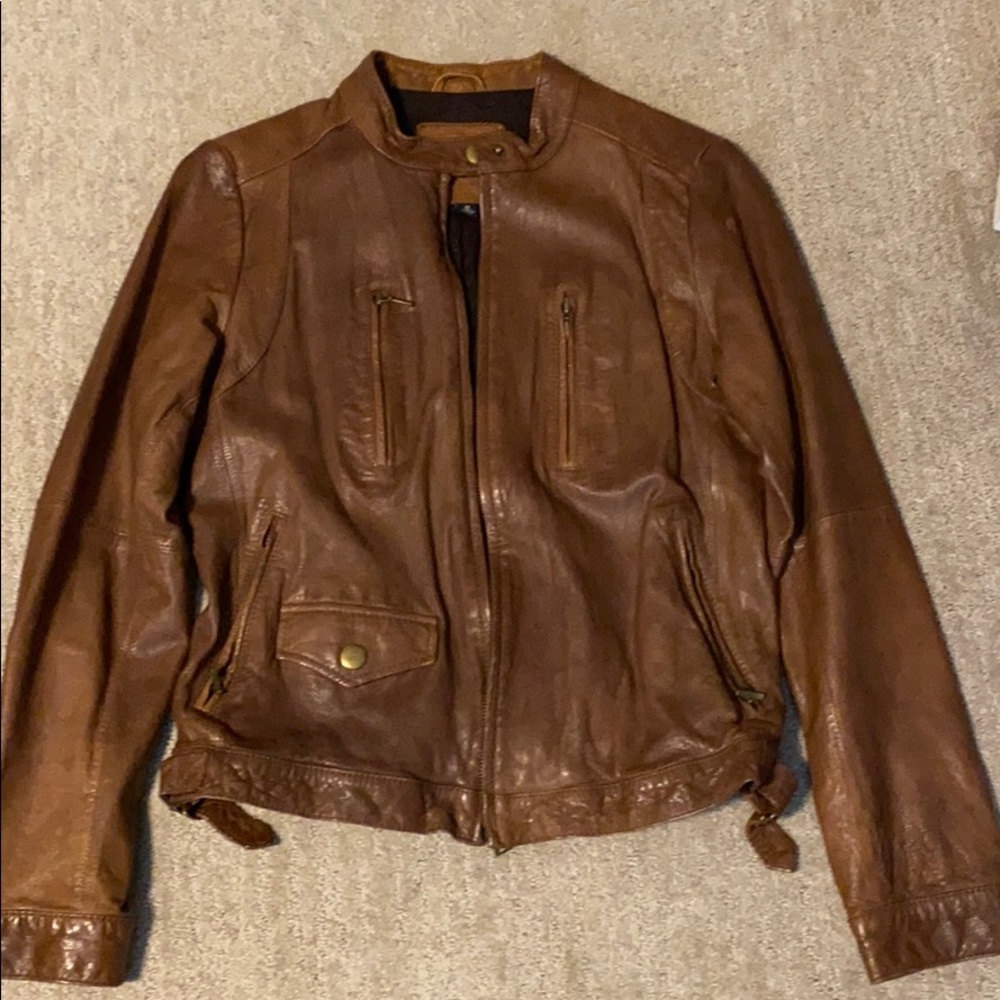 Banana republic leather jacket
